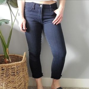 Citizens of Humanity Cropped Capri Pants with Raw Hem